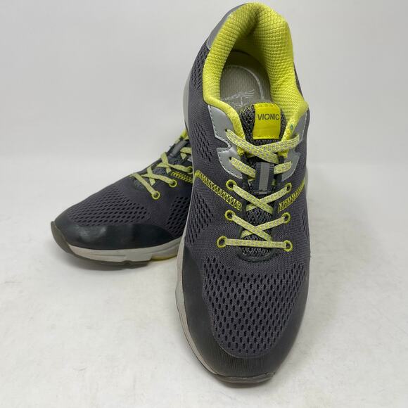 Vionic 335 Emerald / 9030 Comfort Sneakers Womens 9 1/2 Gray 1,0,3,0:S1482 - Picture 8 of 13